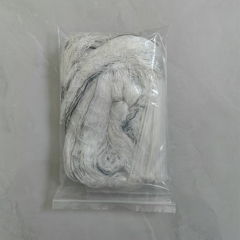 Transparant Nylon Huisdier Anti-Val Net Balkon Raam Trap Bescherming Hek Kat Hond Veiligheid Anti-Ontsnapping Net Wordt geleverd met 20 Kabelbinders, Universeel voor Alle Seizoenen