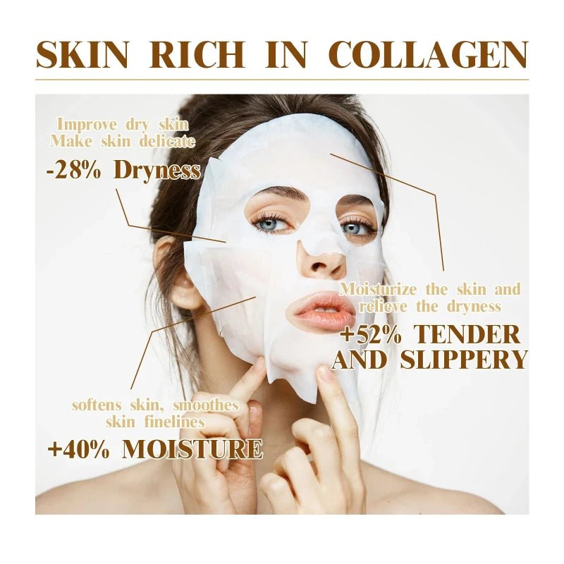 10 Koreaanse collageen sheetmaskers voor intens hydraterende huidverzorging