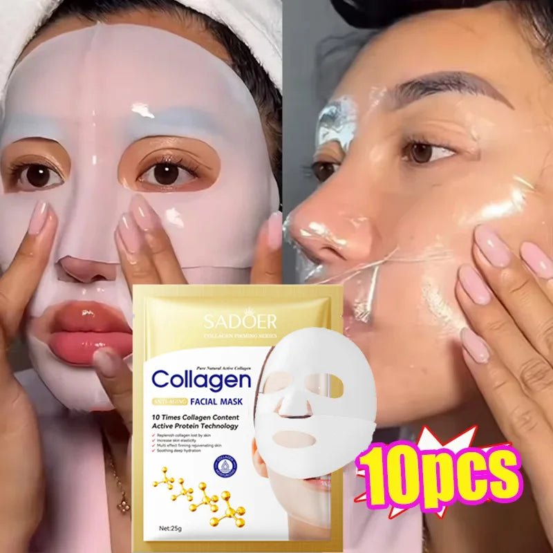 10 Koreaanse collageen sheetmaskers voor intens hydraterende huidverzorging