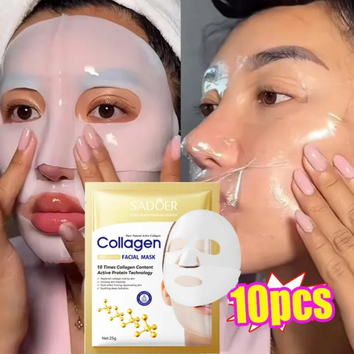 10 Koreaanse collageen sheetmaskers voor intens hydraterende huidverzorging