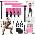 12-delige Pilates Bar Kit met weerstandsbanden voor full-body training, yoga, squats en thuisfitness
