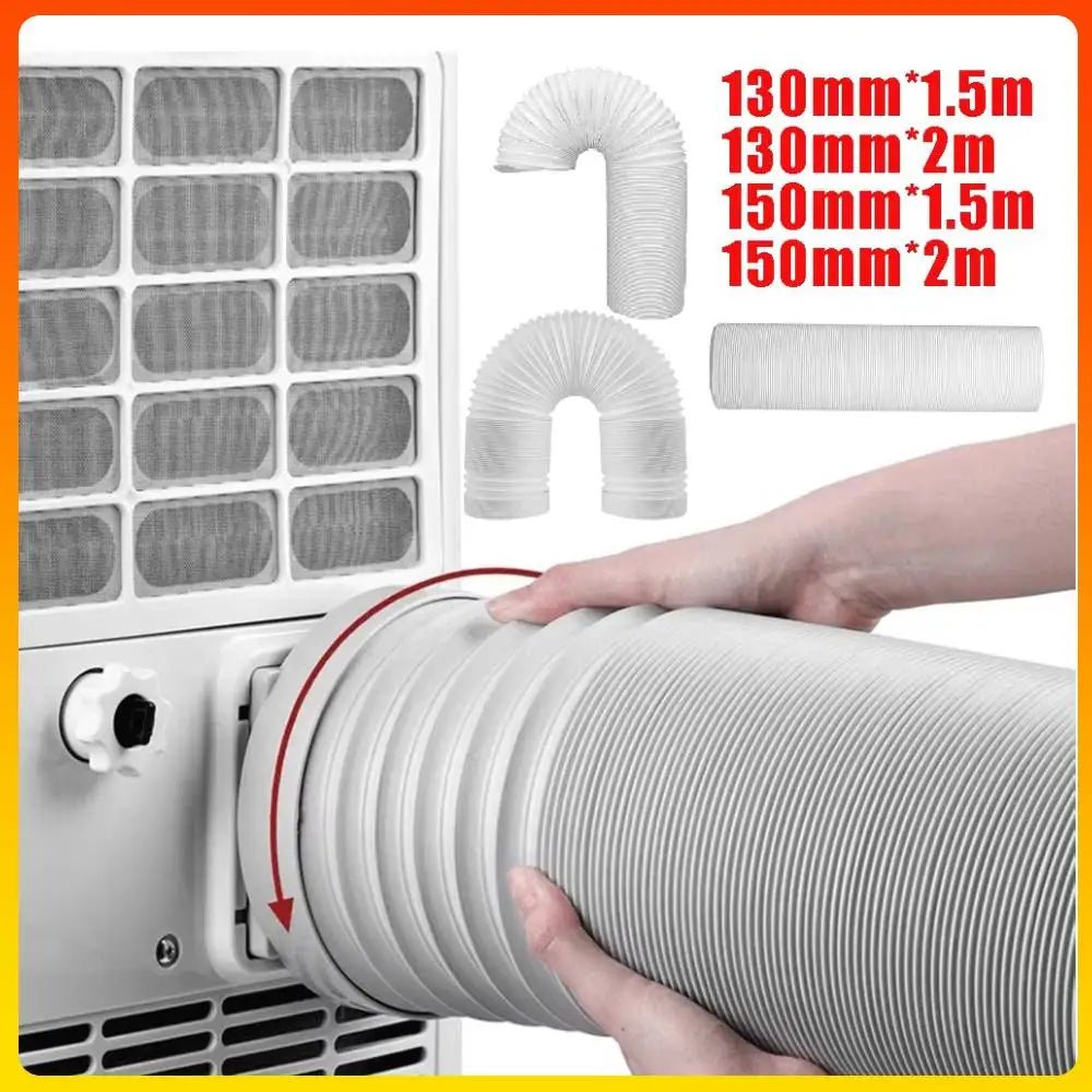 Universele flexibele airco afvoerslang van 1,5 en 2 meter voor mobiele airconditioners