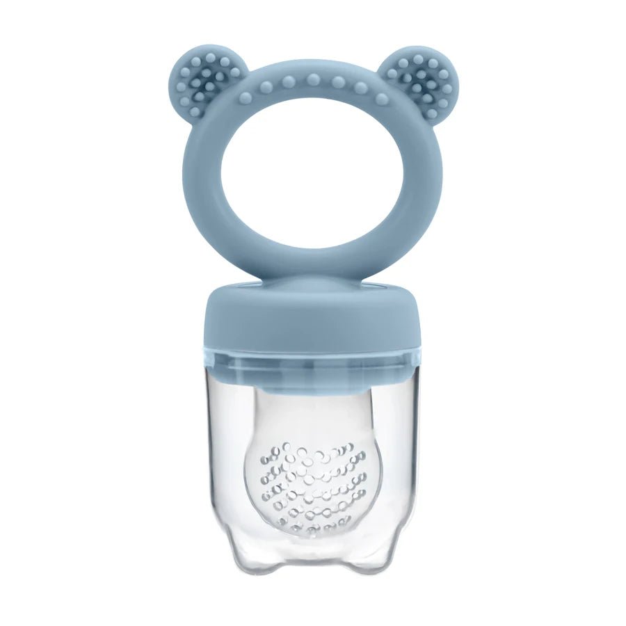 Baby fruit feeder van BPA-vrij siliconen voor fruit, zachte voeding en doorkomende tandjes