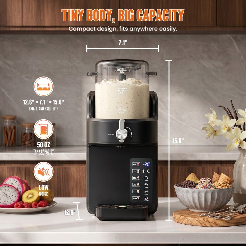 2-in-1 keukenblender geschikt voor ijs en frozen drinks