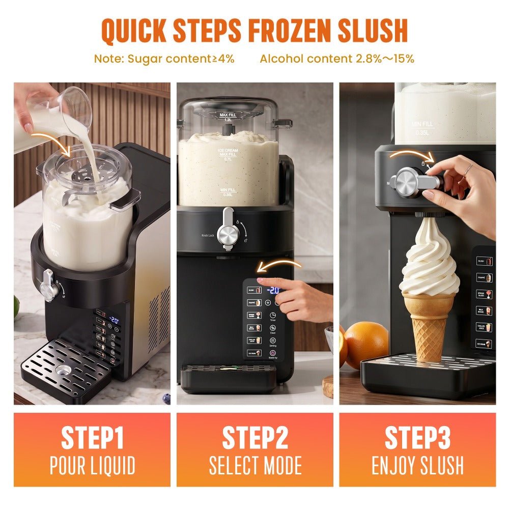 2-in-1 keukenblender geschikt voor ijs en frozen drinks