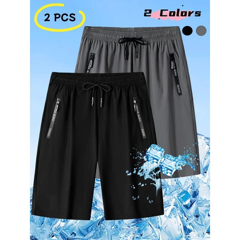 2-Pack Heren Sportshorts Sneldrogend – Hardloop- & Fitness Shorts Diverse kleuren - Spotlights shopping