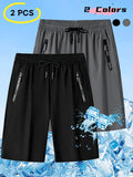 2-Pack Heren Sportshorts Sneldrogend – Hardloop- & Fitness Shorts Diverse kleuren - Spotlights shopping