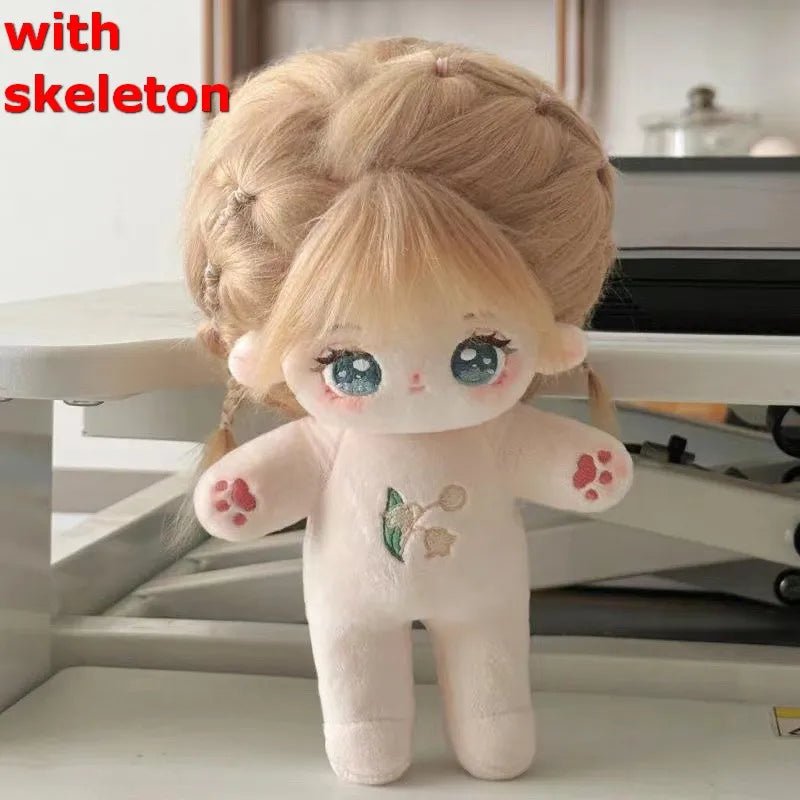 20 cm kawaii pluche knuffelpop met zacht materiaal en schattig ontwerp