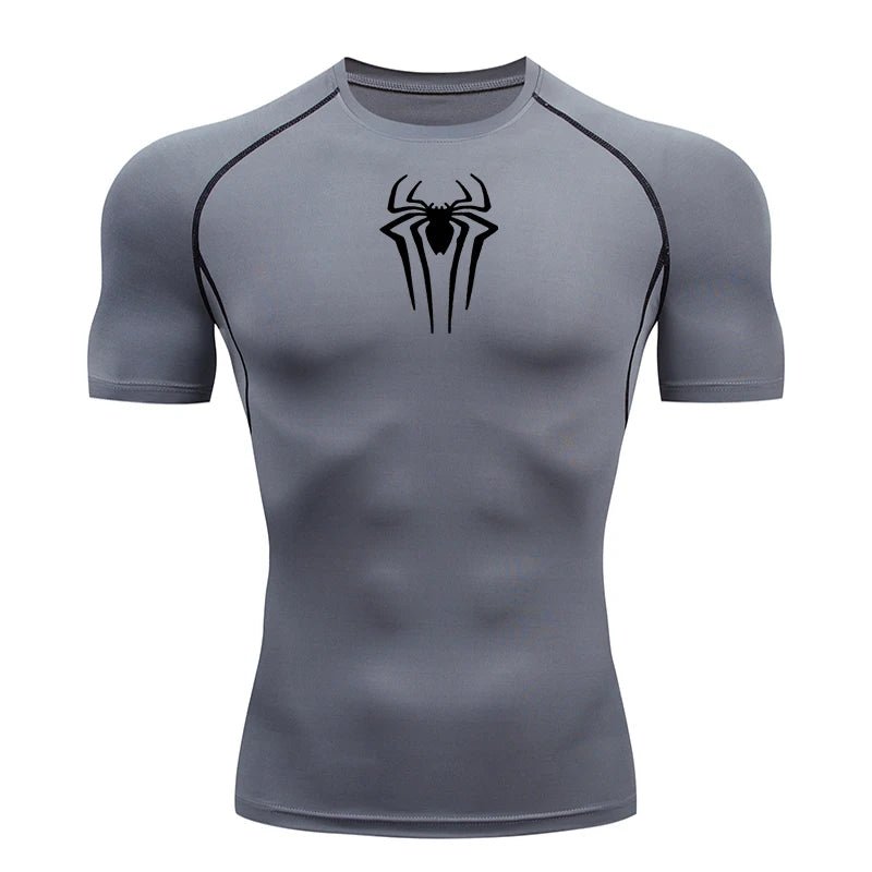 2025 Compression T Shirt Men Short Sleeve Sport Tees Fitness Running Sportsear Men Gym Elastic Quick Dry Jogging T-shirt Tops - Spotlights shopping