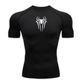 Heren compressie shirt met korte mouwen voor fitness, hardlopen en krachttraining
