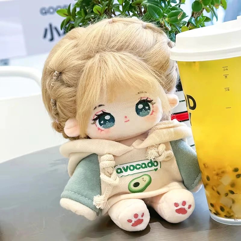 20 cm kawaii pluche knuffelpop met zacht materiaal en schattig ontwerp