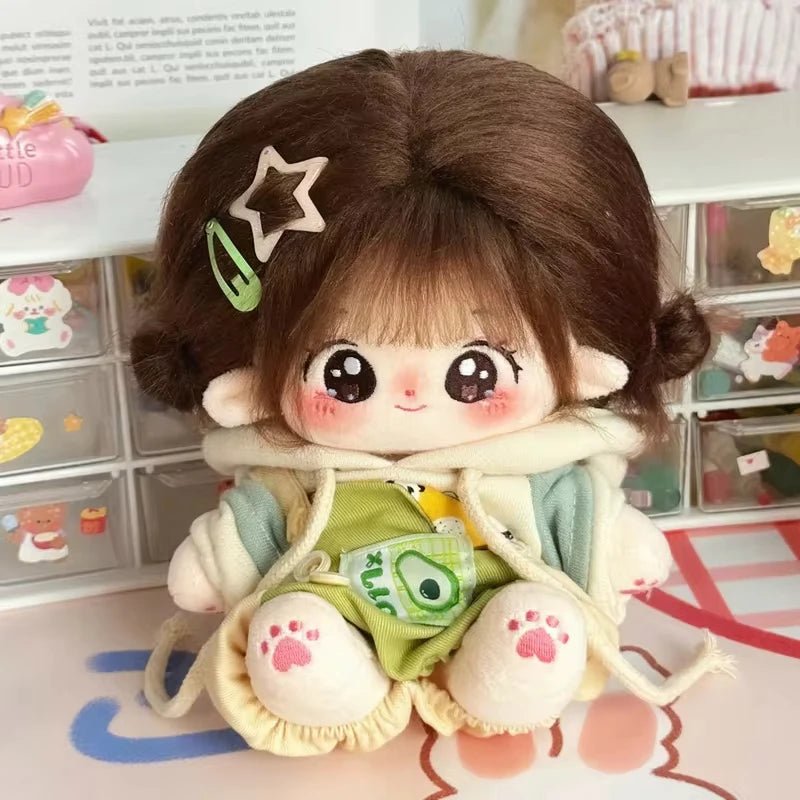 20 cm kawaii pluche knuffelpop met zacht materiaal en schattig ontwerp