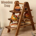 3-Laags Houten Opbergrek – Voor Groente, Voedsel en Keukenaccessoires - Spotlights shopping