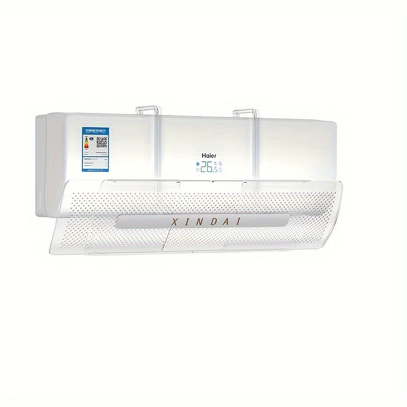 Transparante Airconditioning Windscherm, Airconditioning Algemeen Windscherm, Zonder Boren, Telescopisch, Verstelbare Hoek om Koude Lucht te Voorkomen