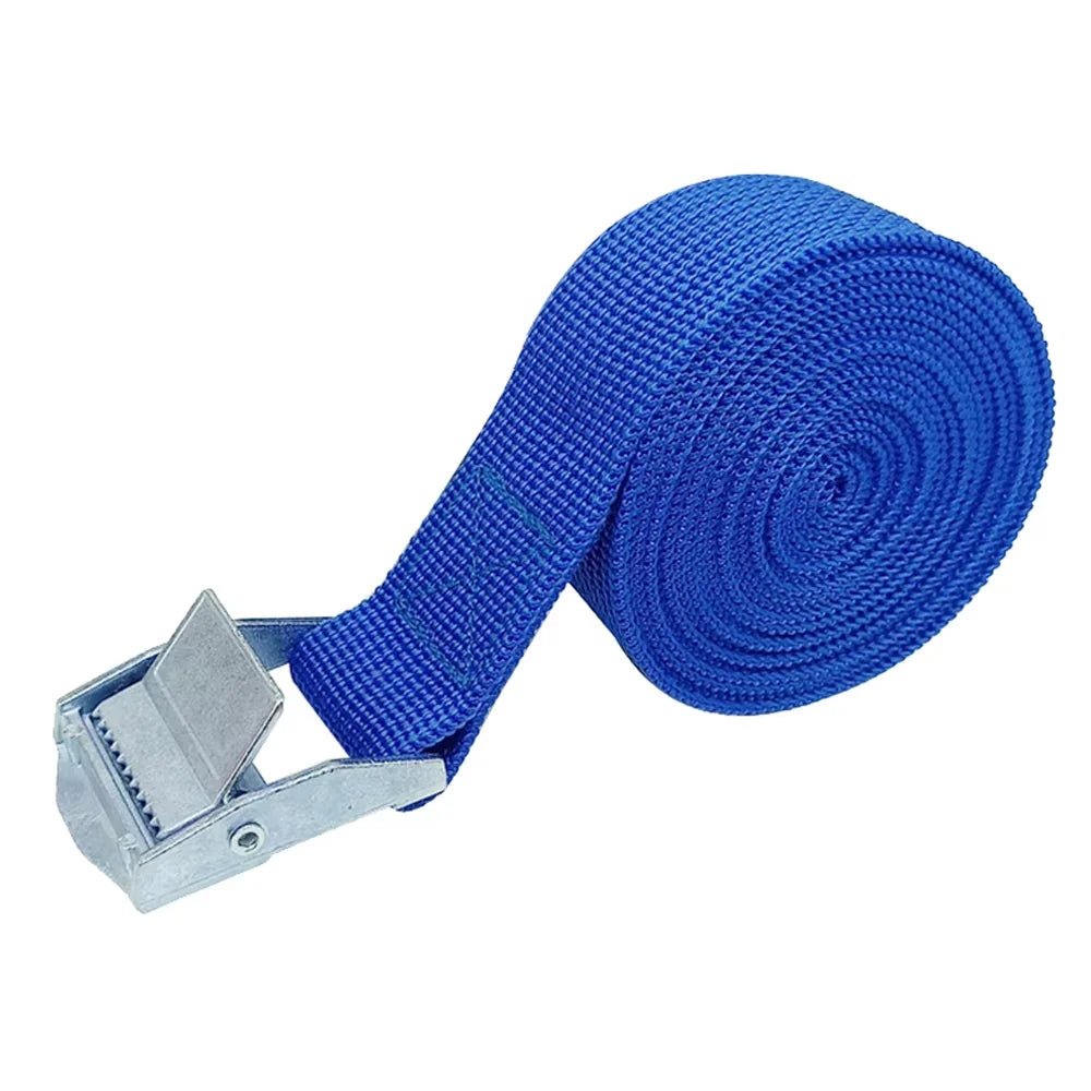 3 meter spanband met metalen gesp voor het veilig vastzetten van bagage en lading