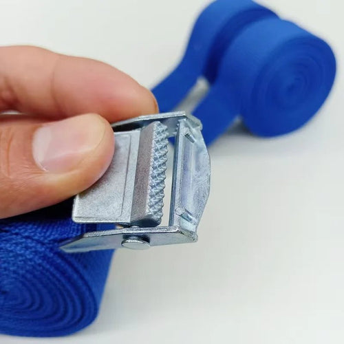 3 meter spanband met metalen gesp voor het veilig vastzetten van bagage en lading