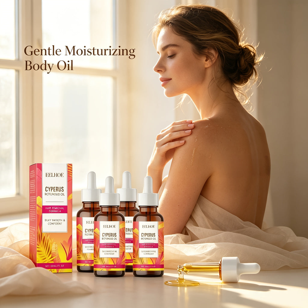 4-delige Massageolie Set – Hydraterende Lichaamsverzorging - Spotlights shopping