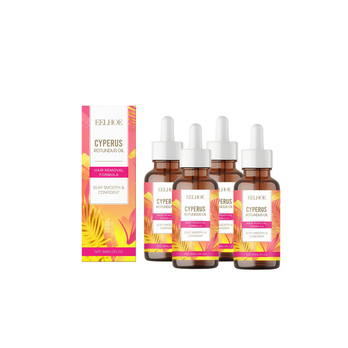 4-delige Massageolie Set – Hydraterende Lichaamsverzorging - Spotlights shopping