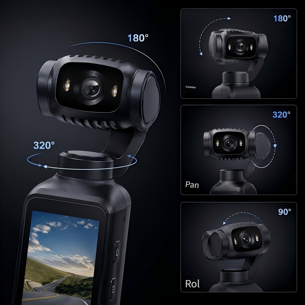 4K HD pocketcamera met 180° kijkhoek