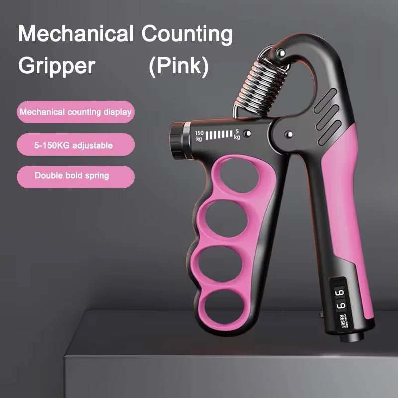 Verstelbare handtrainer voor gripkracht, onderarmtraining en revalidatie met instelbare weerstand