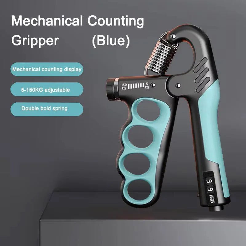 Verstelbare handtrainer voor gripkracht, onderarmtraining en revalidatie met instelbare weerstand