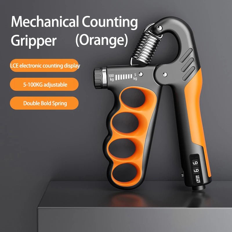 Verstelbare handtrainer voor gripkracht, onderarmtraining en revalidatie met instelbare weerstand