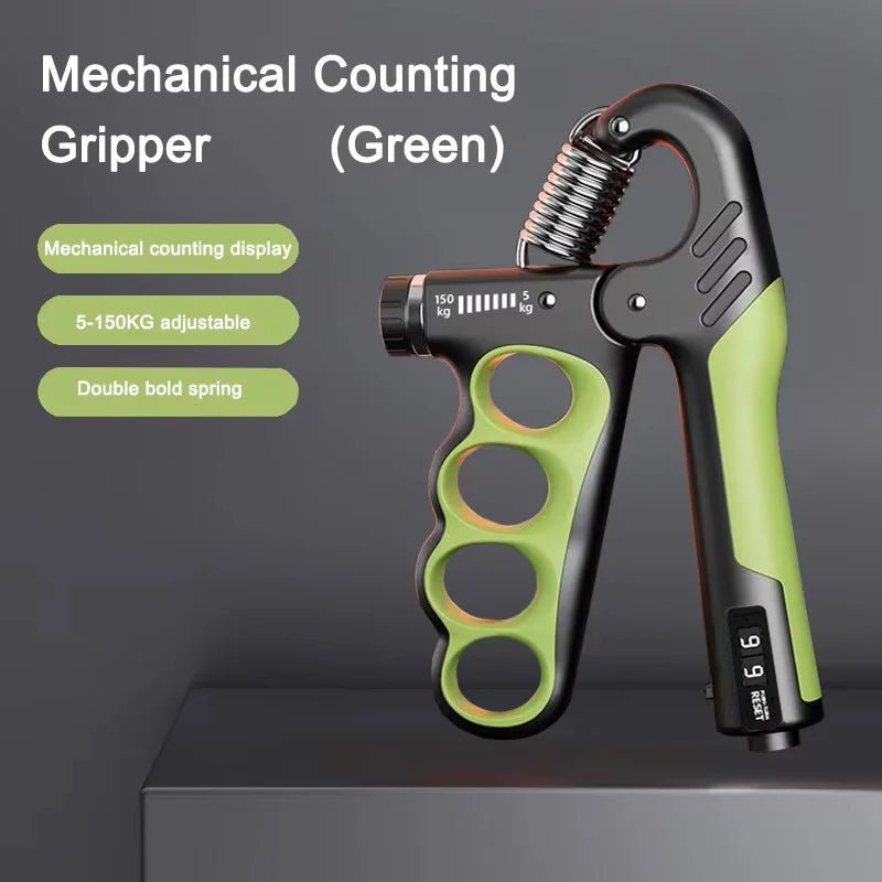 Verstelbare handtrainer voor gripkracht, onderarmtraining en revalidatie met instelbare weerstand