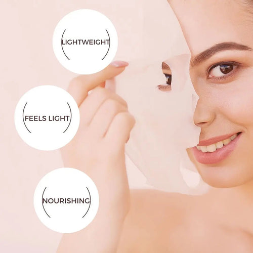 5 Bio-Collagen Hydrogel Gezichtsmaskers met bio-collageen en vitamine C voor intensieve huidverzorging