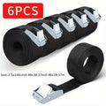 Set van 6 heavy duty metalen spanband gespen van zinklegering voor cargo, fietsendrager, motor en bagage