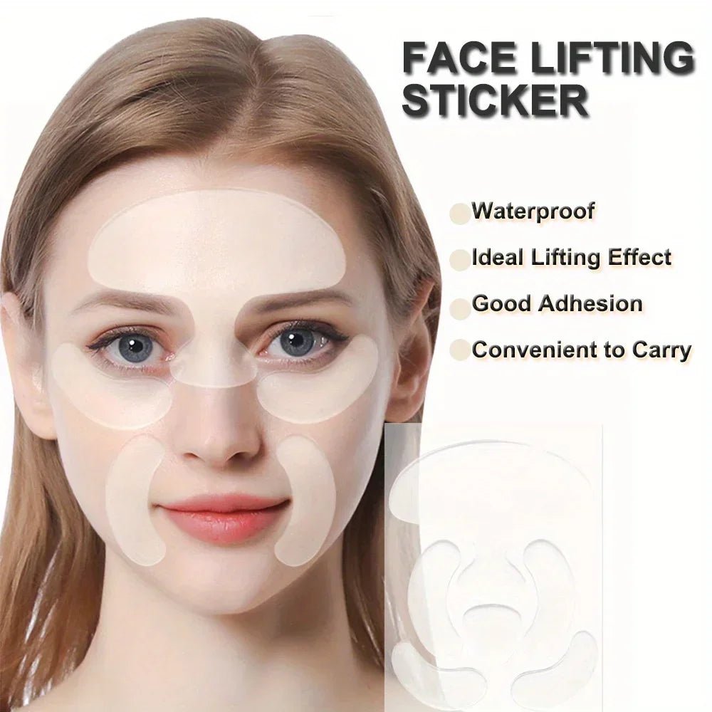 6PCS Reusable Silicone Anti-Wrinkle Pad Face Forehead Neck Hand Care Skin Lifting Tool Sticker Pad Anti-Wrinkle Aging Patch - Spotlights shopping