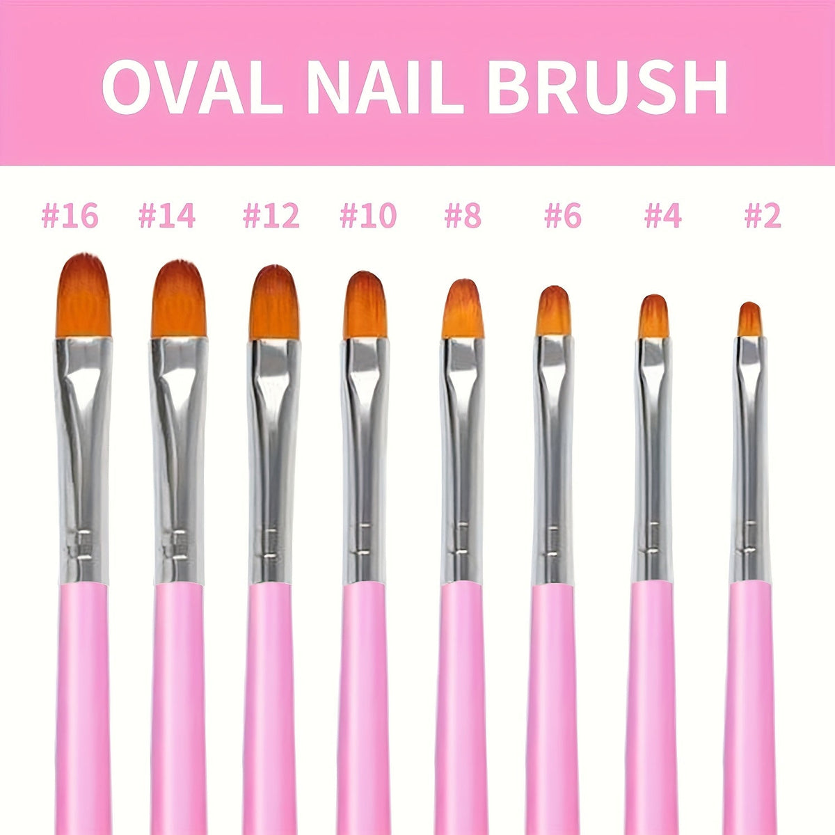8-delige Nagelkunst Pennenset met Ronde Kop en Gellamp - Spotlights shopping