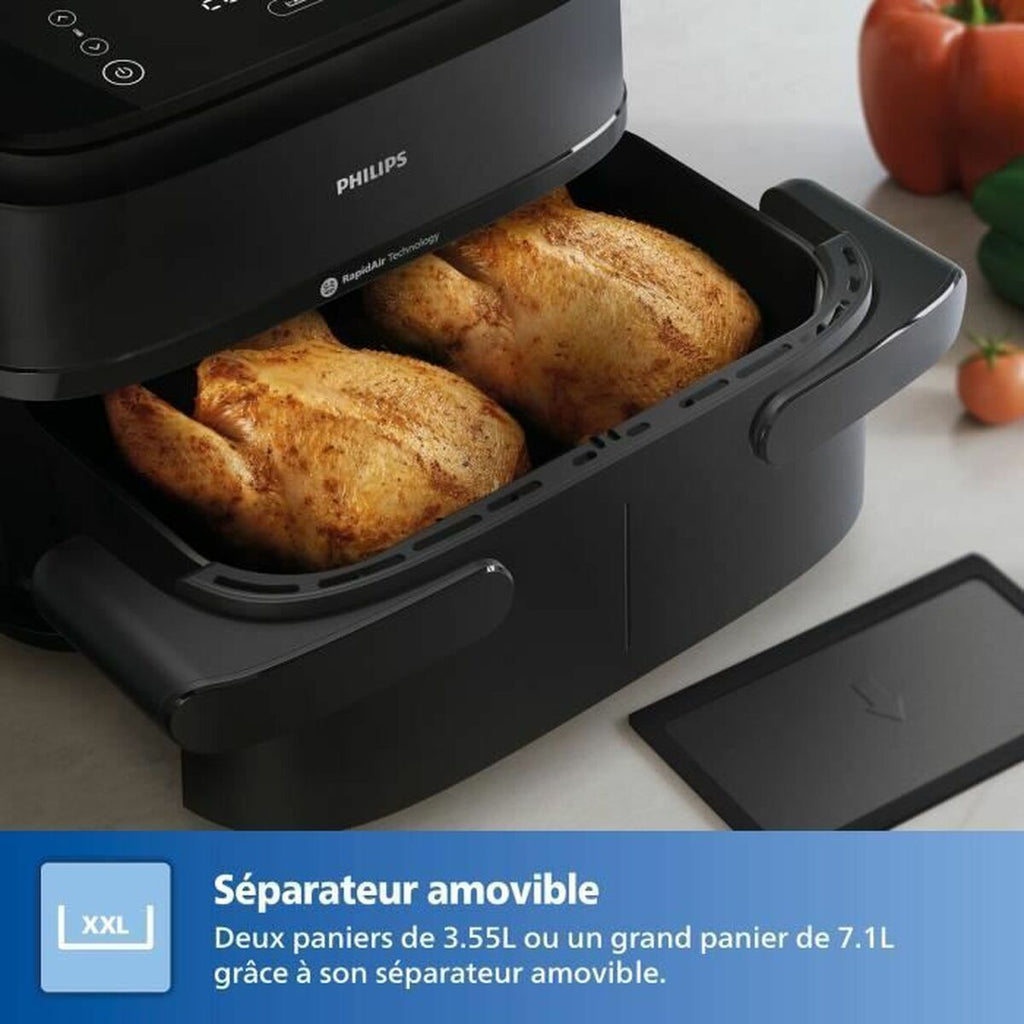 Philips Luchtfriteuse Philips Zwart