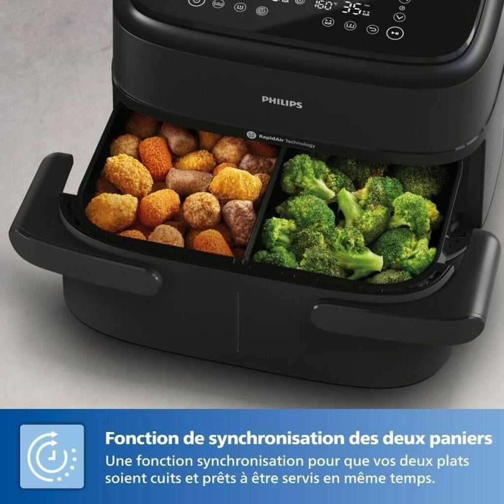 Philips Luchtfriteuse Philips Zwart