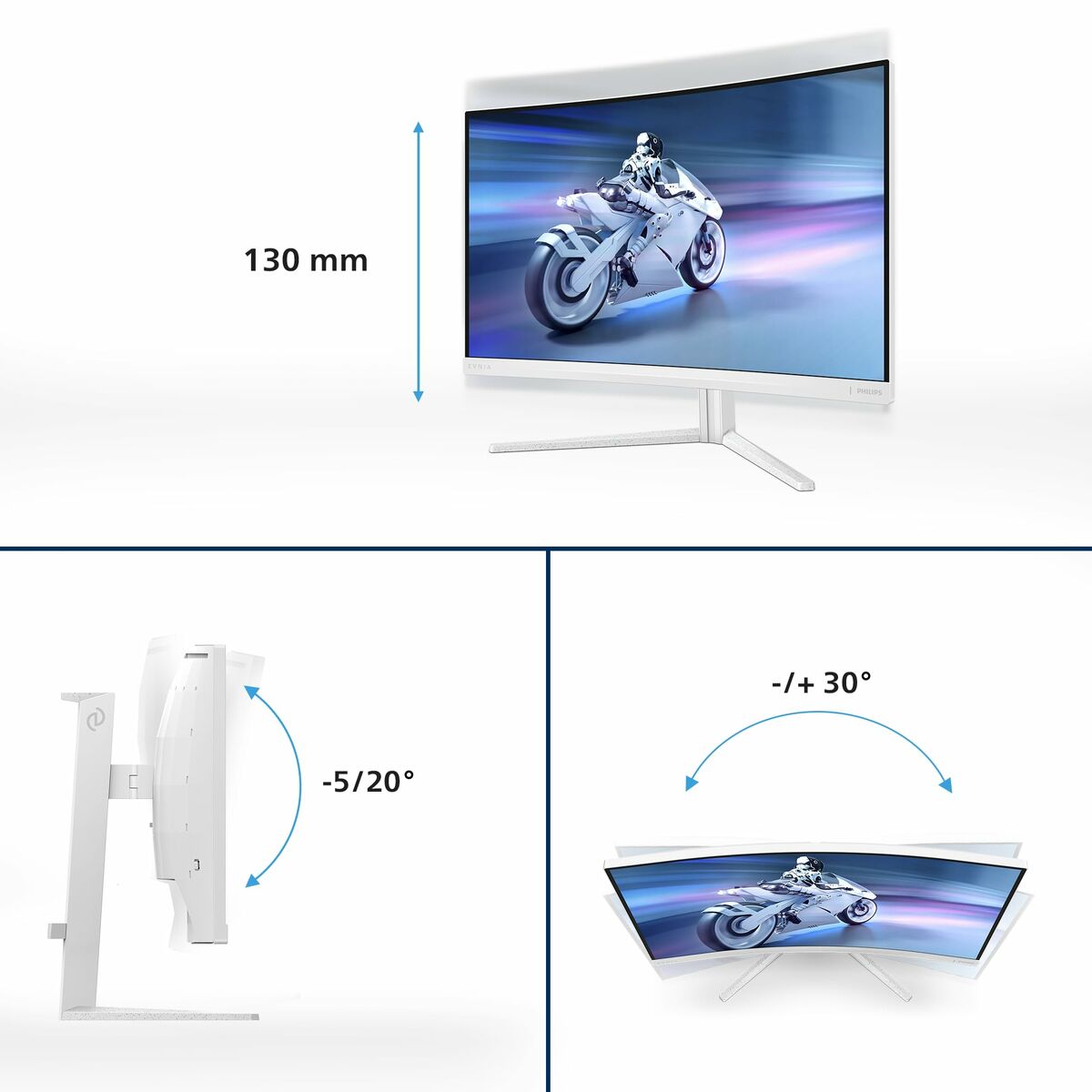 Philips Gaming-Monitor Philips 32M2C5501/00 Full Hd 27" 32"