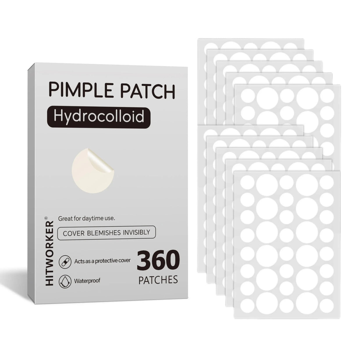 Acne Patches 360 Stuks – Onzichtbare Pimple Patches - Spotlights shopping