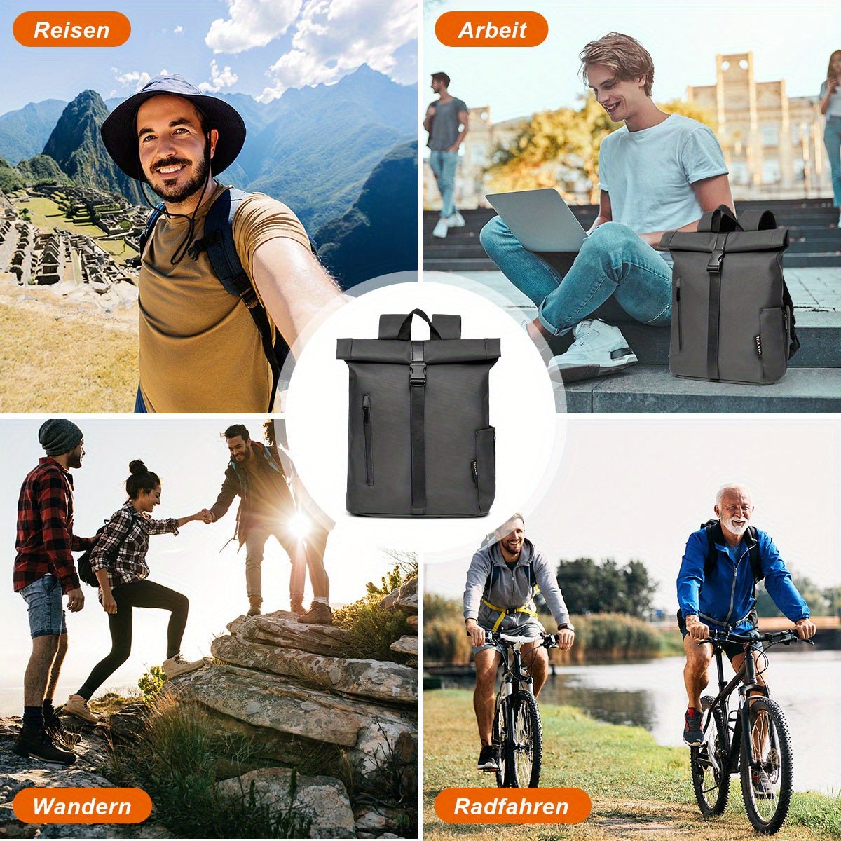 Antidiefstal Reisrugzak 20–25L – Lichtgewicht & Unisex - Spotlights shopping