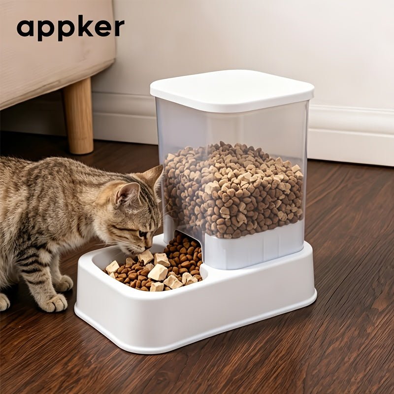 Automatische kattenvoerbak met drinkbak voor katten en kleine honden