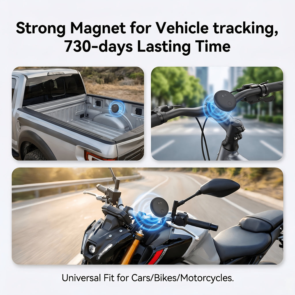 Auto GPS-tracker – Magnetisch, Zonder Simkaart en Maandelijkse Kosten - Spotlights shopping