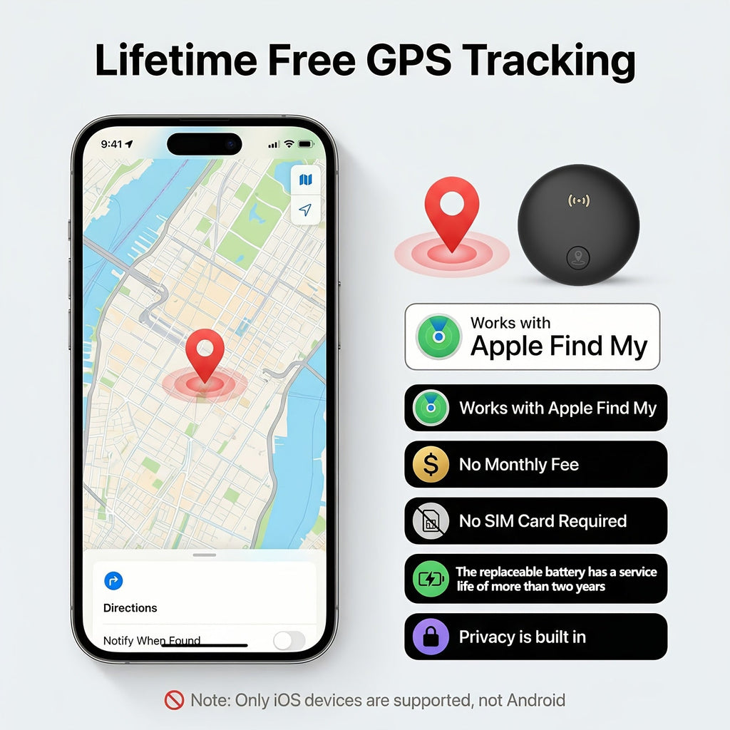 Auto GPS-tracker – Magnetisch, Zonder Simkaart en Maandelijkse Kosten - Spotlights shopping