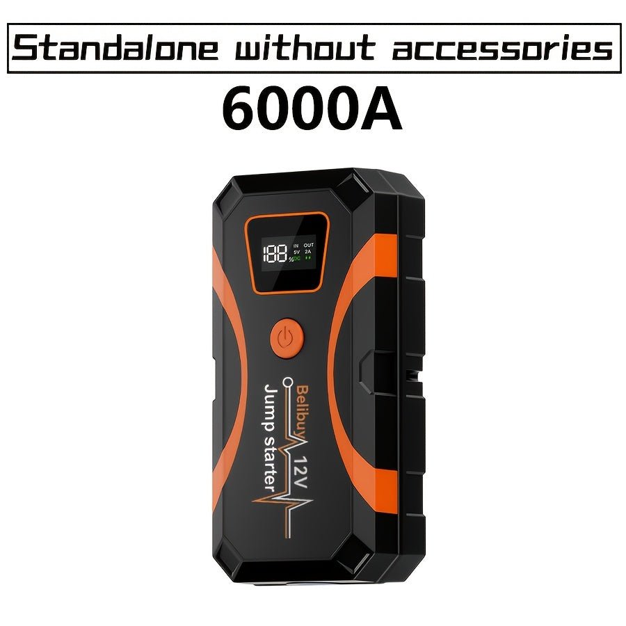 Auto Jumpstarter 6000A – 12V Starthulp met Powerbank - Spotlights shopping