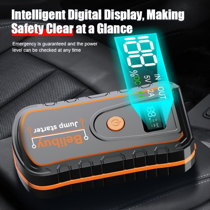 Auto Jumpstarter 6000A – 12V Starthulp met Powerbank - Spotlights shopping