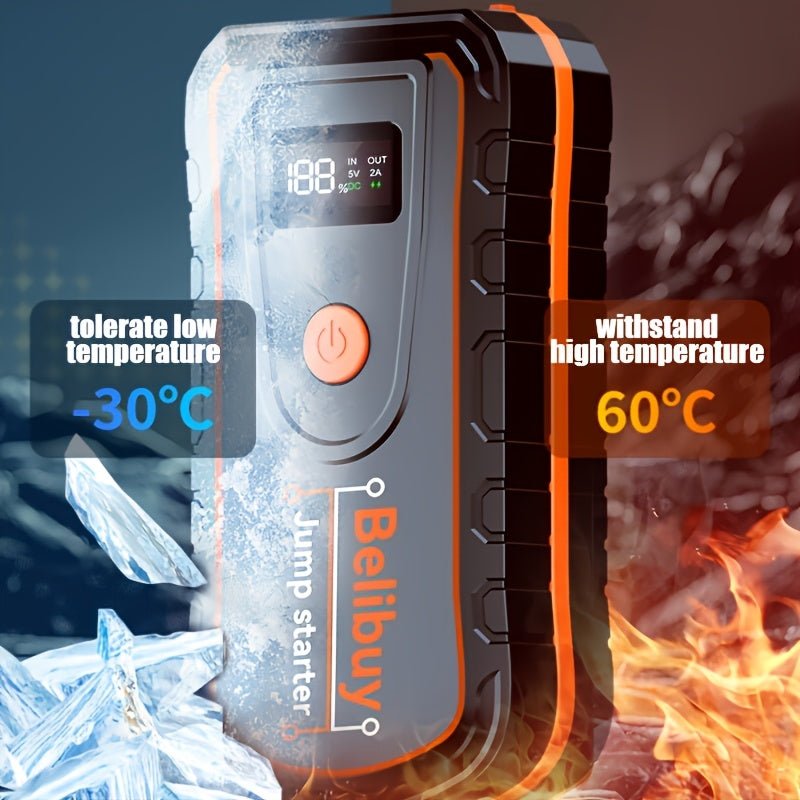 Auto Jumpstarter 6000A – 12V Starthulp met Powerbank - Spotlights shopping