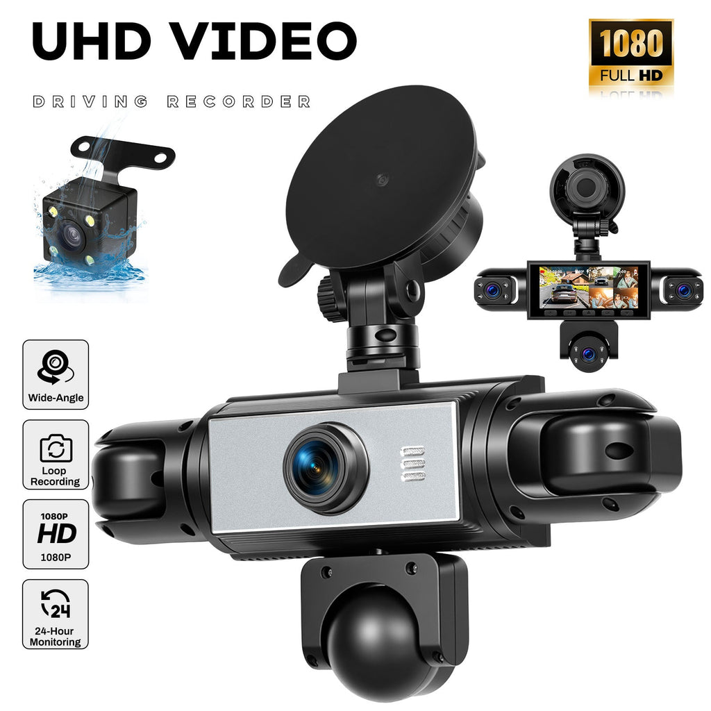 Autodashcam 5 Camera’s – 360° Dekking, 1080P en Nachtzicht - Spotlights shopping