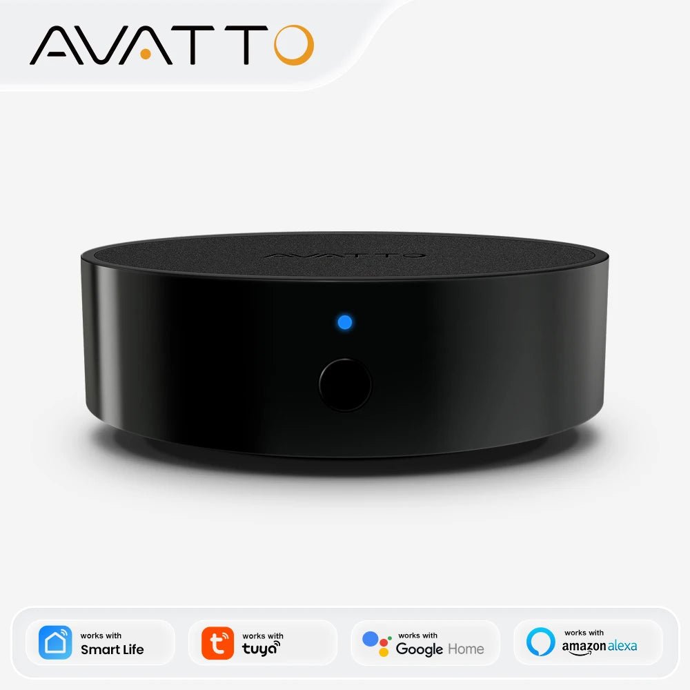 AVATTO Tuya WiFi IR-afstandsbediening voor airconditioners, tv's en smart home bediening