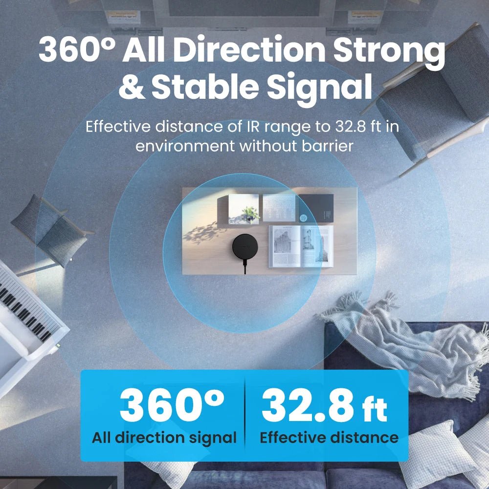 AVATTO Tuya WiFi IR-afstandsbediening voor airconditioners, tv's en smart home bediening