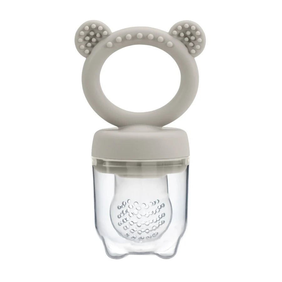 Baby fruit feeder van BPA-vrij siliconen voor fruit, zachte voeding en doorkomende tandjes