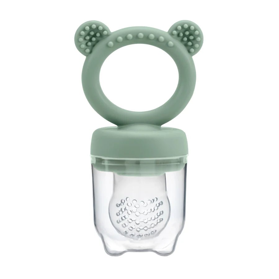 Baby fruit feeder van BPA-vrij siliconen voor fruit, zachte voeding en doorkomende tandjes