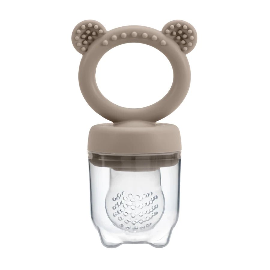 Baby fruit feeder van BPA-vrij siliconen voor fruit, zachte voeding en doorkomende tandjes