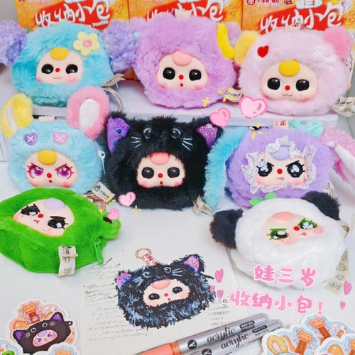 Baby Three Blind Box opbergetui voor make-up en kleine accessoires