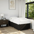 Taupekleurig gestoffeerd bedframe van 200x200 cm met stevige lattenbodem voor tweepersoonsmatras